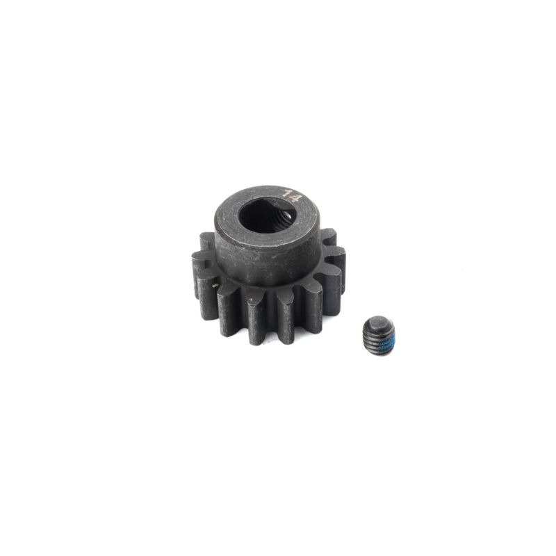 Losi Pinion Gear 14T Mod 1.5 8mm D Shaft: 5IVE-TE