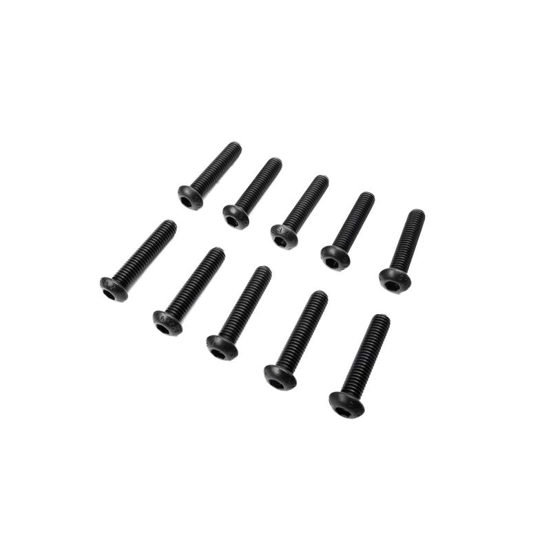 Losi Button Head Screws M6 x 30mm STL (10)