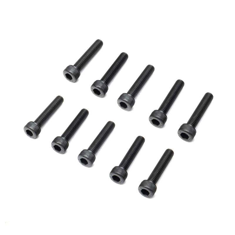 Losi Cap Head Screws M5 x 25mm STL (10)