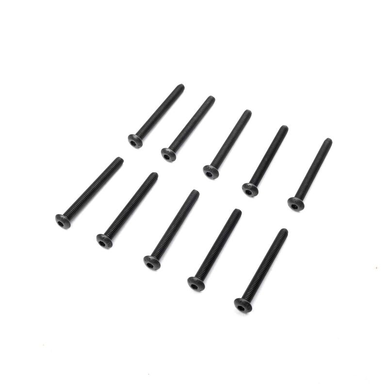 Losi Button Head Screws M4 x 40mm STL (10)