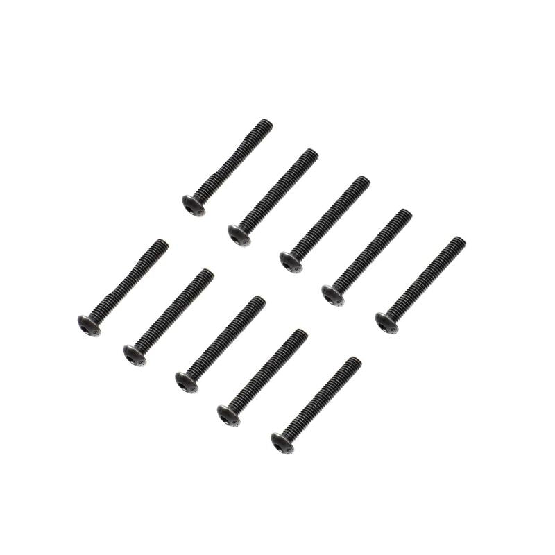 Losi Button Head Screws M4 x 30mm STL (10)