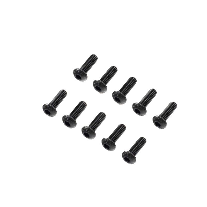 Losi Button Head Screws M4 x 12mm STL (10)