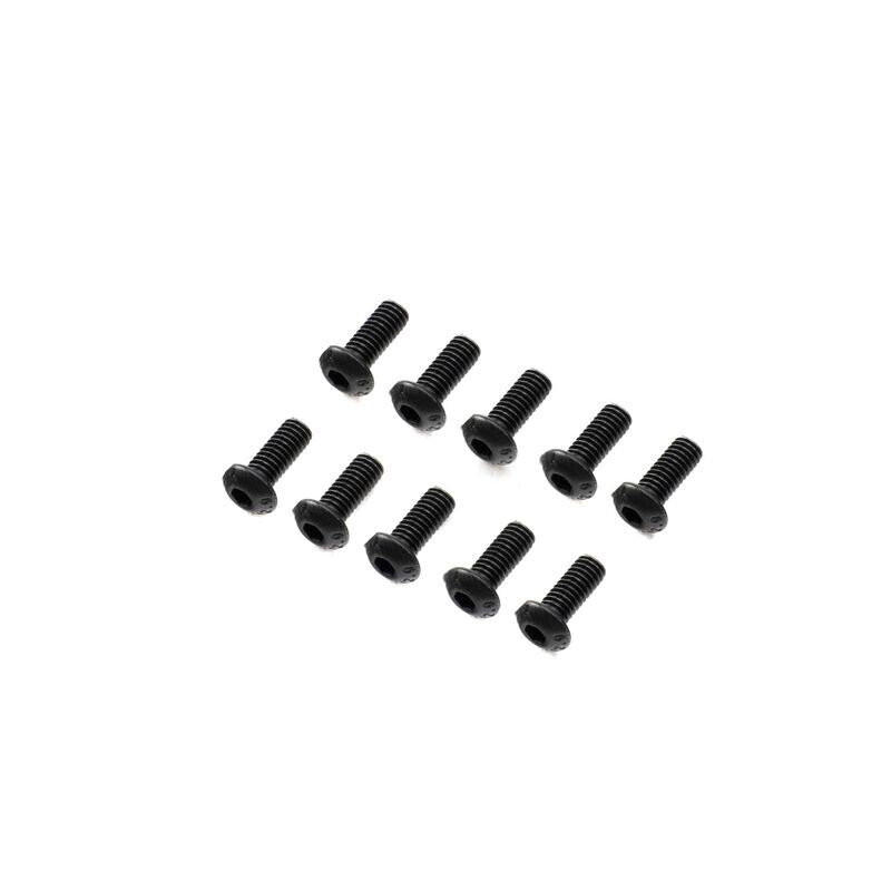 Losi Button Head Screws M4 x 10mm STL (10)
