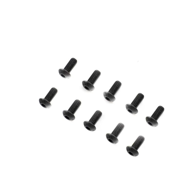 Losi Button Head Screws M5 x 12mm STL (10)