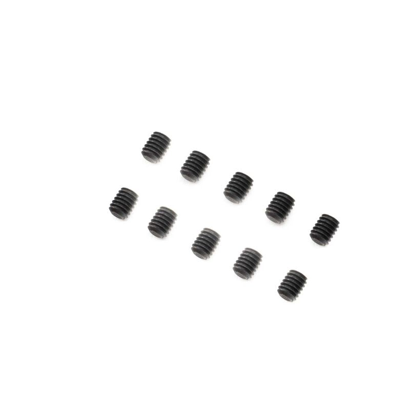Losi Set Screw M4 x 5mm Cup Point STL (10)