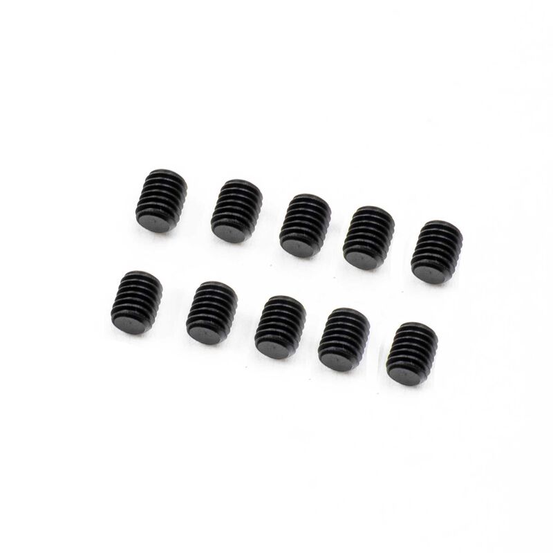 Losi Set Screw M5 x 6mm Cup Point STL (10)