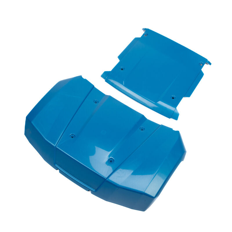 Losi Body Panel Hood & Roof Metallic Blue: 5IVE-T 3.0