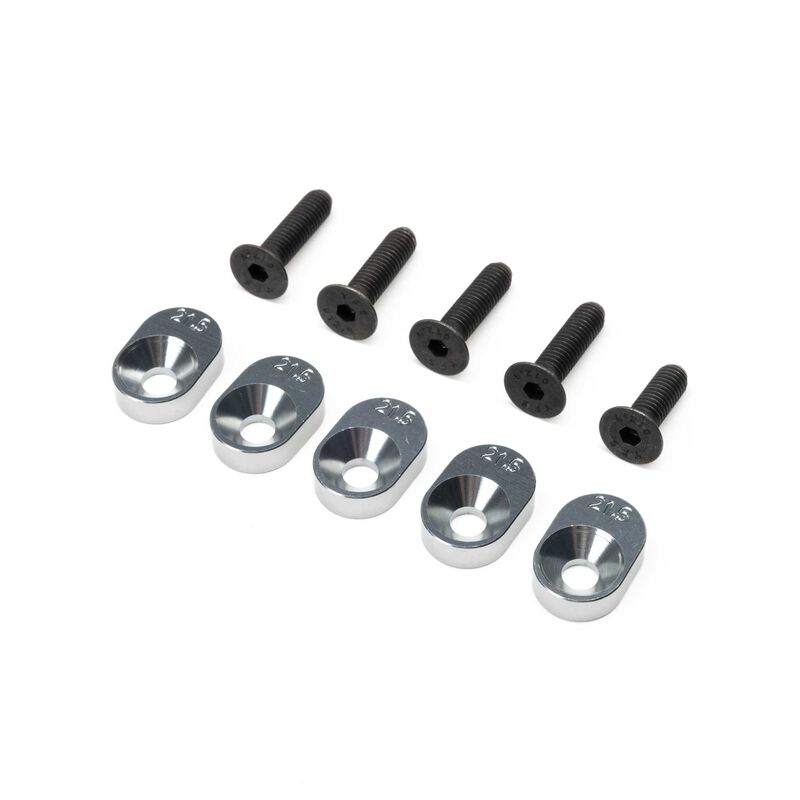 Losi Engine Mount Insert and Screws 21.5/67 (5): 5IVE-TG 3.0
