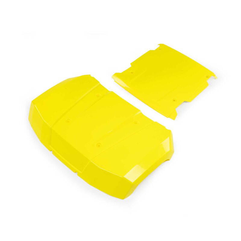 Losi Body Panel Hood and Roof Florescent Yellow: 5IVE-T 3.0