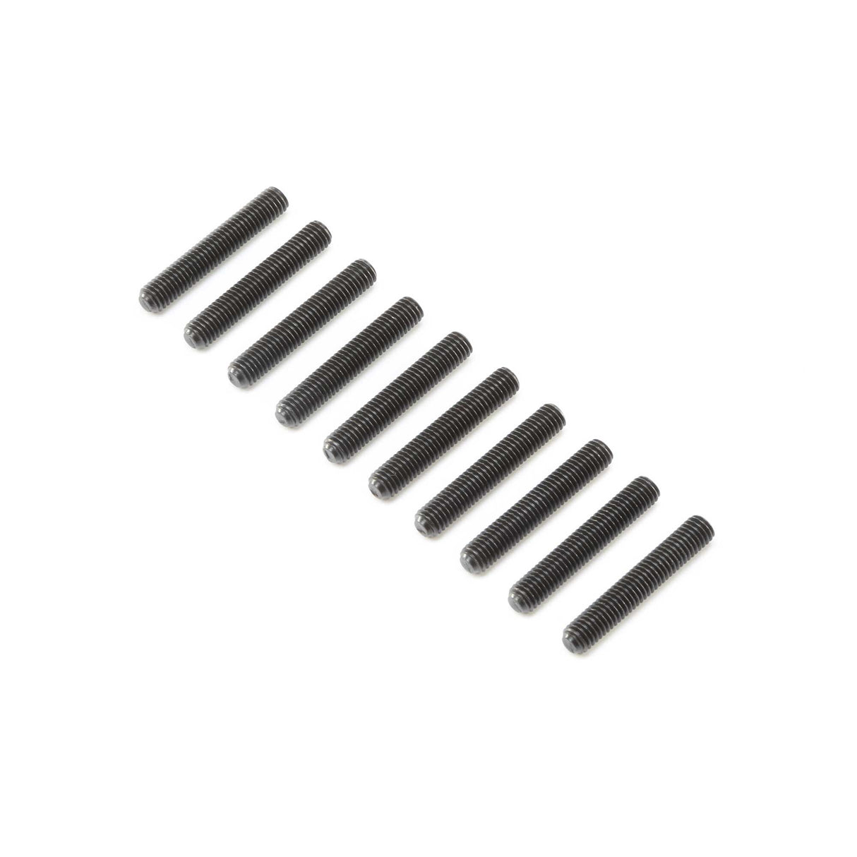 Set Screws, Stl, BO, Flat Point, M5 x 30mm (10)