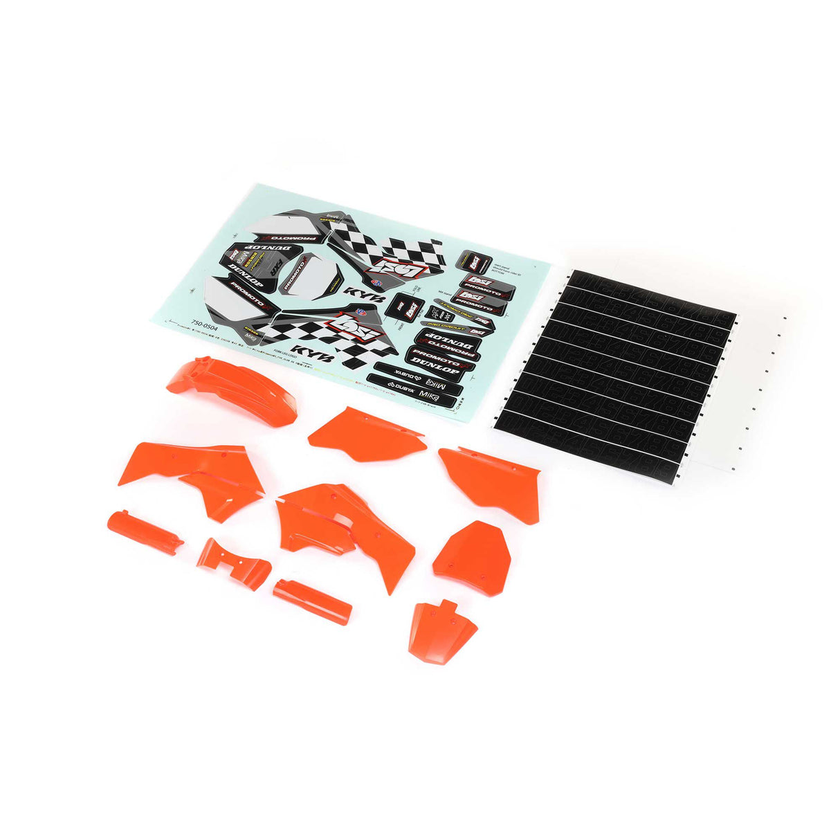 Orange Plastics w/Wraps: PM-MX/SM