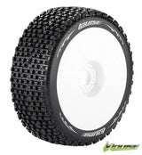 Tire &amp; Wheel B-PIRATE 1/8 Buggy Soft White (2)*
