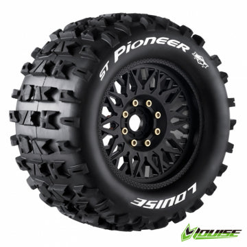 Louise RC World L-T3325X - Tires & Wheels ST-PIONEER 3,8 Sport MFT (Removable 17mm Hex 0 & 1/2 Offset) (2)
