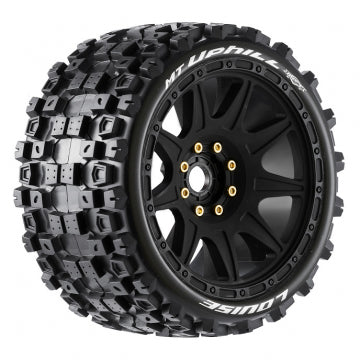 Louise RC World L-T3354SB - Tires & Wheels MT-UPHILL Speed 3,8 (Removable Hex 0 & 1/2 Offset) Soft MFT (2)