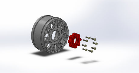 Tires &amp; Wheels B-PIONEER 1/8 Buggy Soft MFT (Removable 17mm Hex 0" &amp; 1/2" Offset) (2)