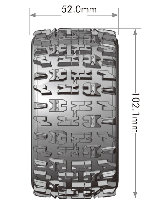 Tires &amp; Wheels ST-PIONEER Mini Maxx/ XRT (0 &amp; 1/2 Offset Hex) (2)
