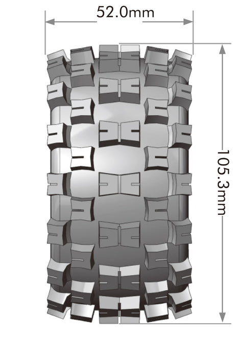 Tires &amp; Wheels ST-MCROSS Mini Maxx/ XRT (0 &amp; 1/2 Offset Hex) (2)