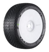 Tire &amp; Wheel B-VENTUS 1/8 Buggy Super Soft White (2)