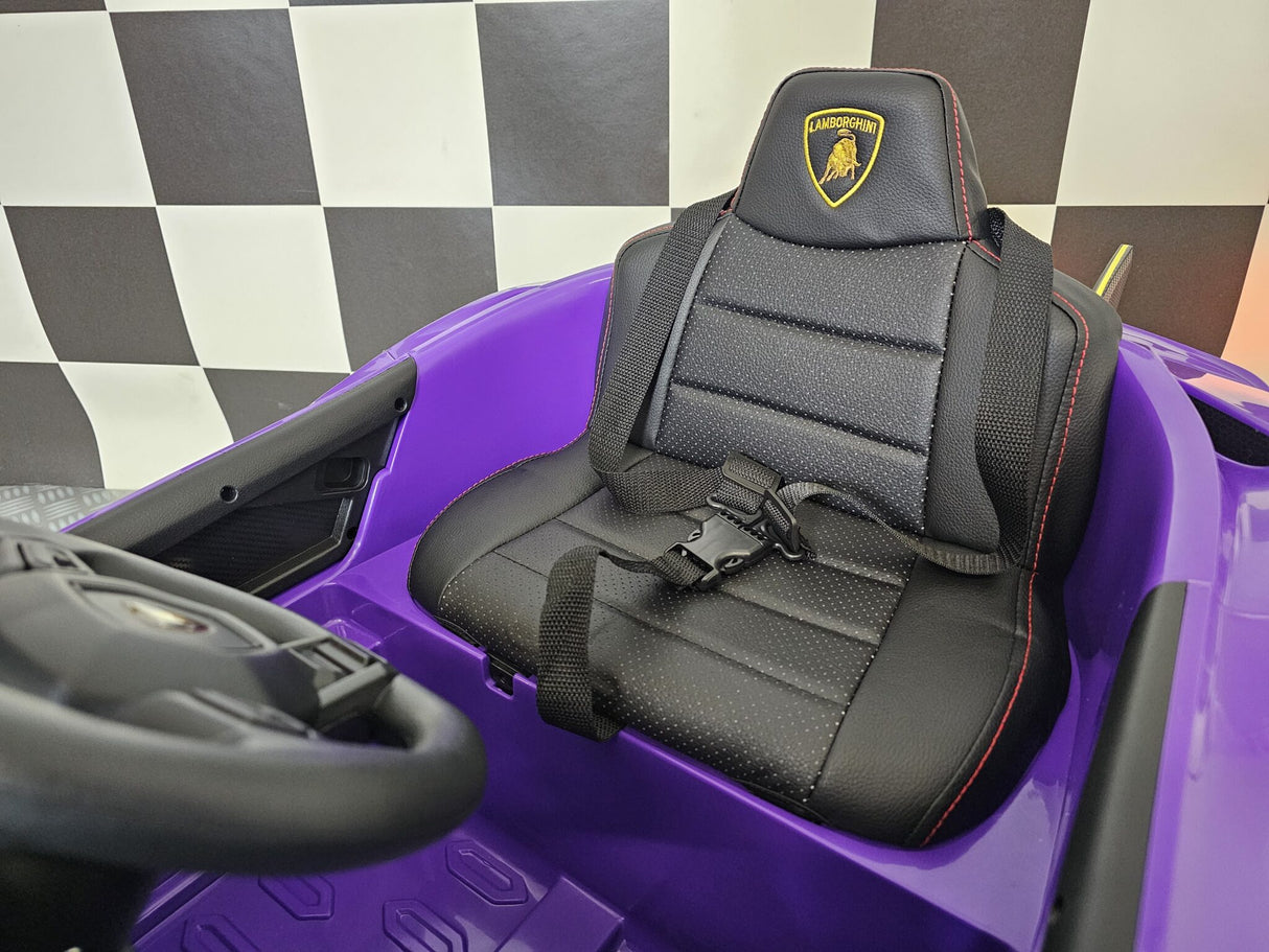 Children's car Lamborghini Auténtica purple 12 volts