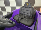 Children's car Lamborghini Auténtica purple 12 volts