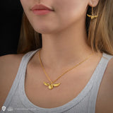 Golden snitch necklace - Harry Potter