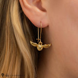 Golden snitch earrings - Harry Potter