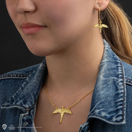 Fawkes earrings - Harry Potter