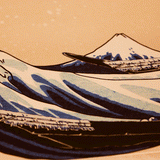 Set of 4 placemats - The Great Wave of Kanagawa