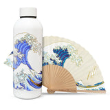 Insulated bottle and fan set - Kanagawa