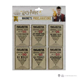 Set of 6 Proclamations Magnets - Harry Potter