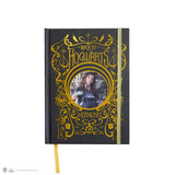 Hard cover notebook and bookmark - Hermione and spells