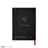 Hard cover notebook and bookmark - Gryffindor crest