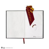 Hard cover notebook and bookmark - Gryffindor crest