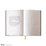 Hard cover notebook and bookmark - Hufflepuff crest