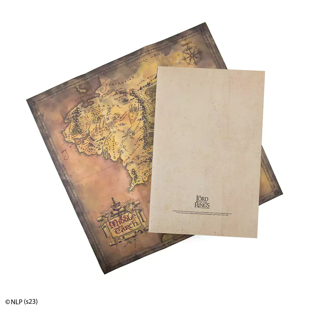Hard cover notebook Middle Earth map - The Lord of the Rings