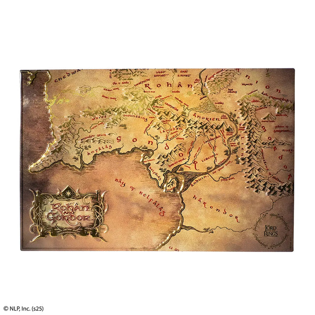 High Quality Rohan Map Aluminium plate Map of Rohan and Gondor - The Lord of the Rings ...