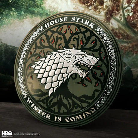 Round aluminium plate Stark - Game Of Thrones