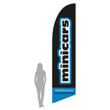 Beach Flag Minicars - L 410cm
