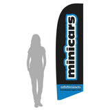 Beach Flag Minicars - S 250cm