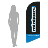 Beach Flag Minicars - XS 180cm