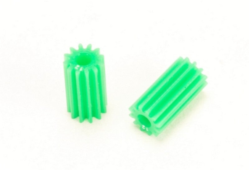 PN Racing PNWC Machine Cut Delrin 64P 12T Long Pinion (2pcs) (Green)