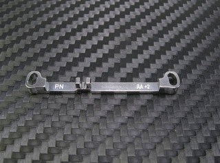 PN Racing Mini-Z MR03 Double A-Arm +2.0 Deg Tie Rod (Silver)