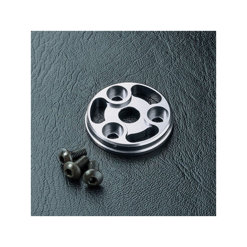 DISC.. RMX Alum. spur gear cover (silver)