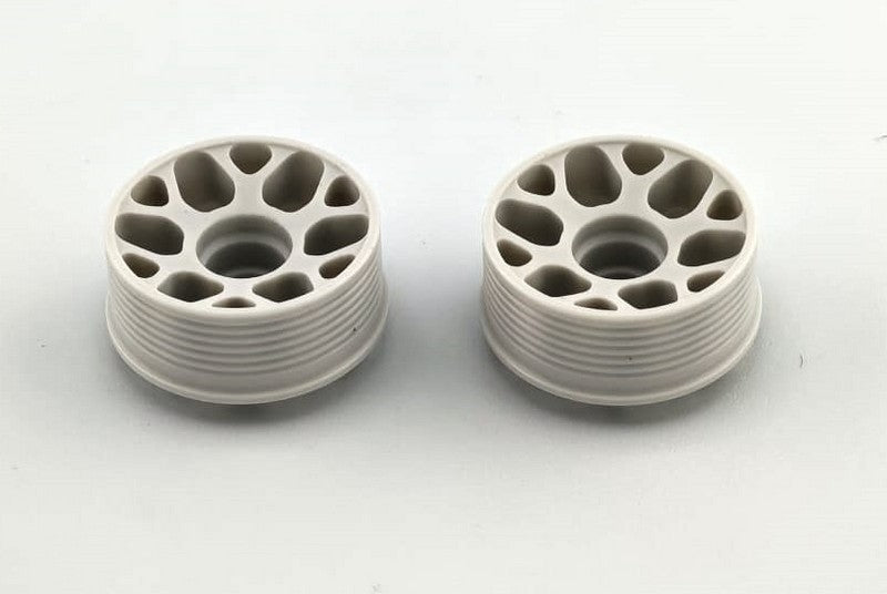 Marka Racing 1:28 Mini-Z 2WD CNC Delrin FRONT Wheel 8.5x20mm +3 Offset (LIGHT GREY)