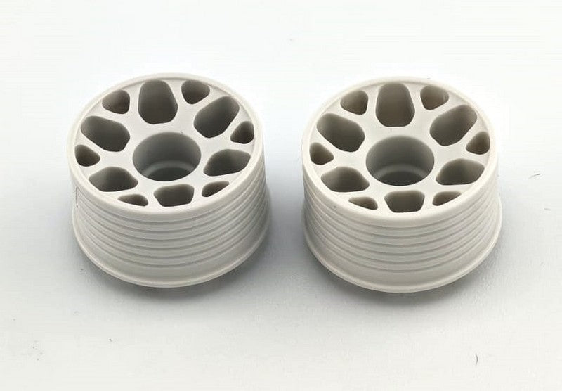Marka Racing 1:28 Mini-Z 2WD CNC Delrin REAR Wheel 11x20mm +2 Offset (LIGHT GREY)