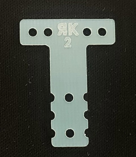 Marka Racing MZR-2212 - Mini-Z MM/LM Fiber Glass T-Plate VERY-SOFT #2 (1Pcs)