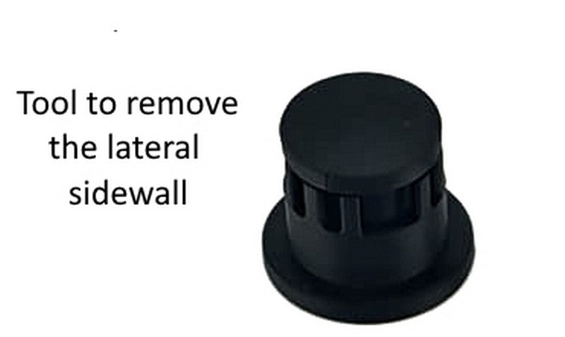 Marka Racing 1:28 Mini-Z Side Flange Removal Tool - BLACK (1 Pcs)