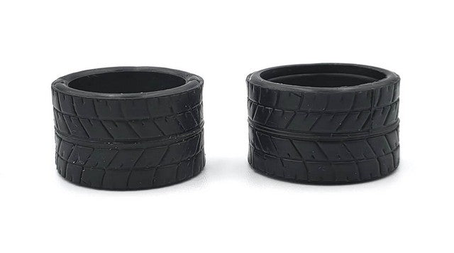 Marka V1 Mini-Z RCP Rubber Rear Tire Radial 25° - Super Hard - 14mm (2Pcs)