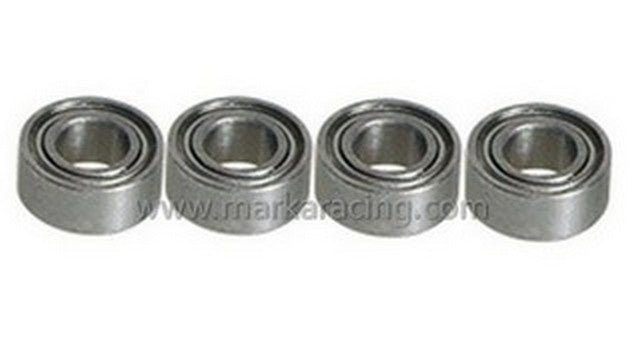 Marka Mini-Z Ball Bearing High Speed 3x6x2.5mm - Made in Japan (4 Pcs)