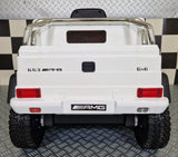 Children's car Mercedes G63 6x6 AMG 1 person white
